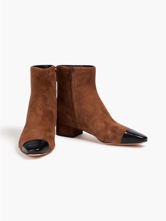 Veronica Beard - Cecile Indigo Cap Toe Boot, 30mm NEW! VERONICA BEARD Cecil Ankle Boots